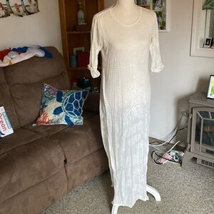 White beach coverup